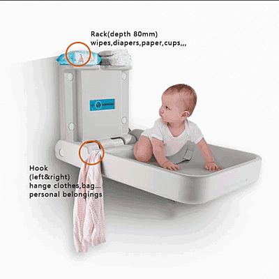 Kiddiecare Baby Changing Station Vertical Kiddiecare Baby Changing Station Vertical