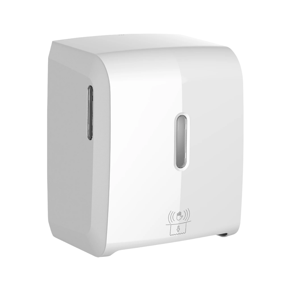 Lunar White Sensor Autocut Paper Towel Dispenser Lunar White Sensor Autocut Paper Towel Dispenser