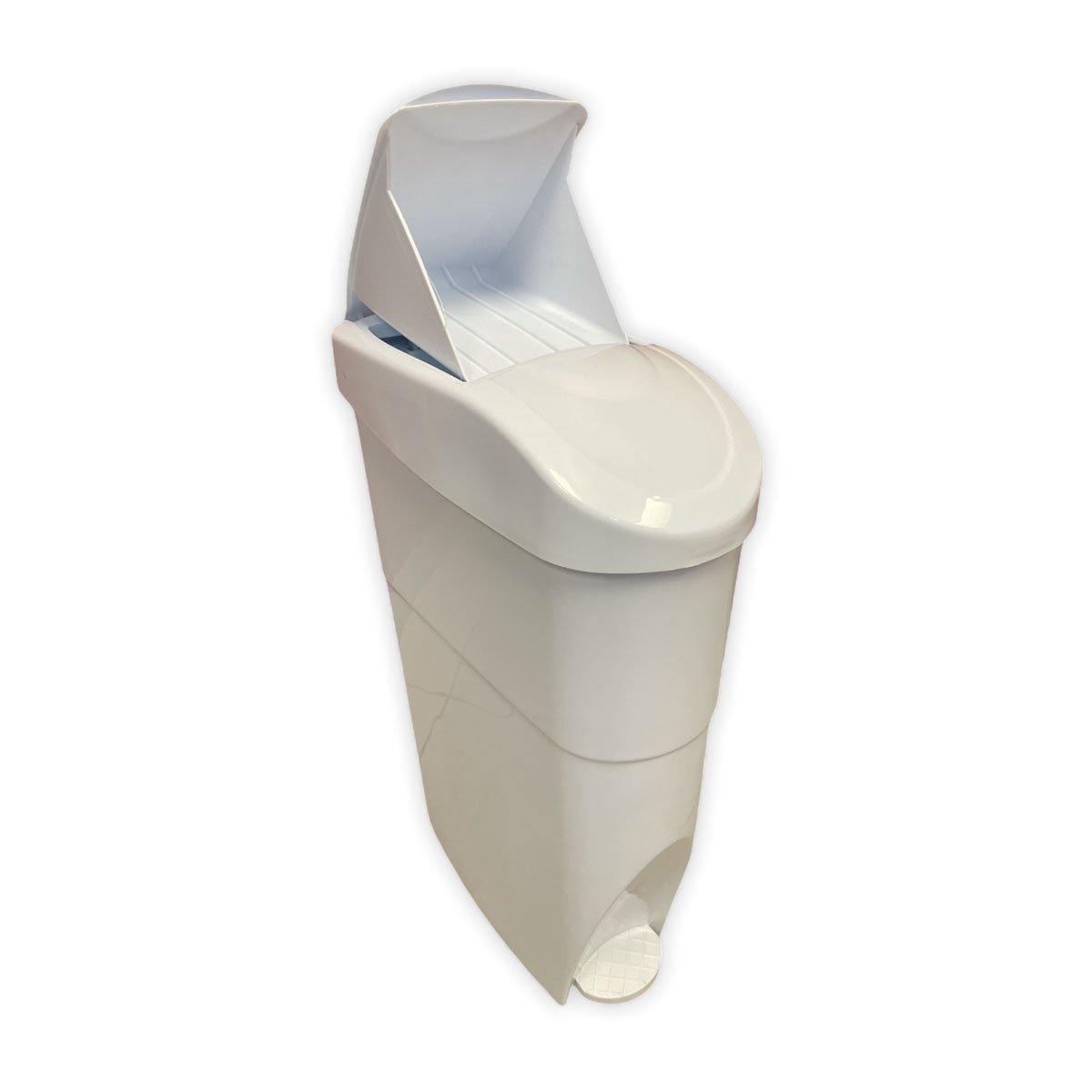 Solo White Pedal 18L Sani Bin Solo White Pedal 18L Sani Bin