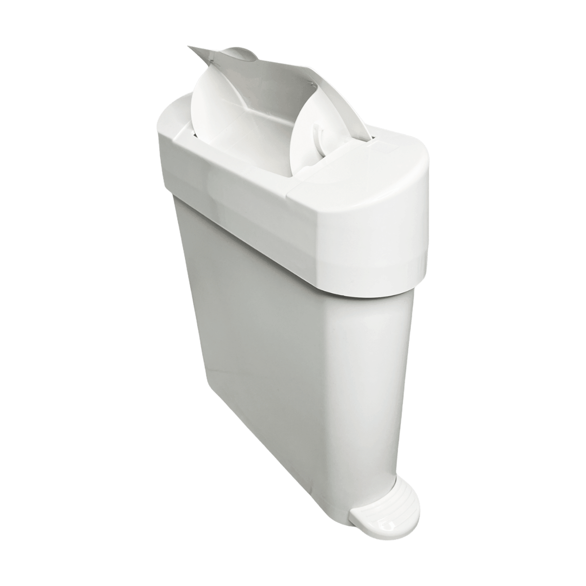 Harmony Slimline White Pedal 22L Sani Bin Harmony Slimline White Pedal 22L Sani Bin